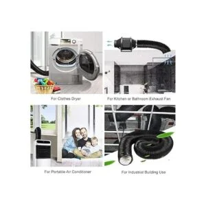 YIJUHOU Manguera de ventilación de secadora de 4 pulgadas_5