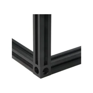 Zeberoxyz 4 piezas de soporte de esquina cubo negro con_5