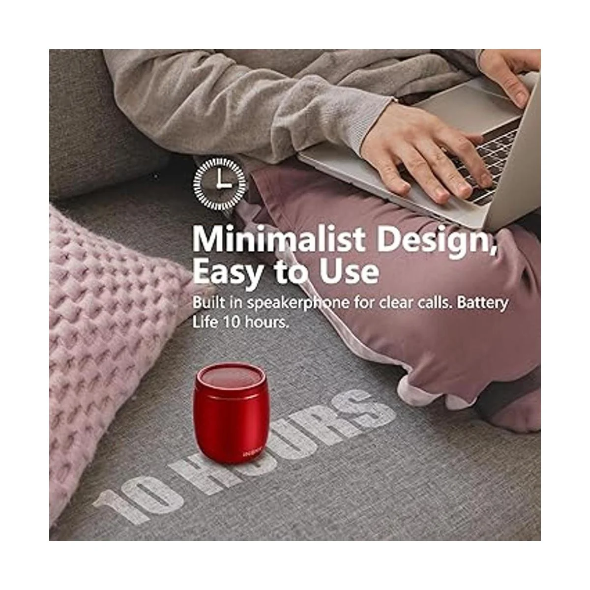 INSMY Altavoz Bluetooth pequeño mini altavoz inalámbrico_5