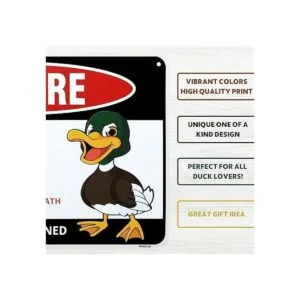 Venicor Decoración de letrero de pato 8 x 12 pulgadas_3