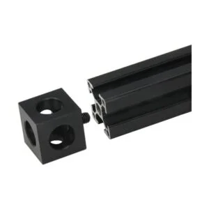 Zeberoxyz 4 piezas de soporte de esquina cubo negro con_7