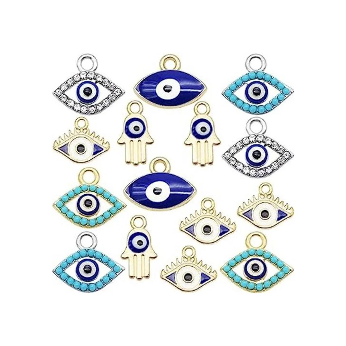 Julie Wang 30 piezas de diamantes de imitación mezclados_1