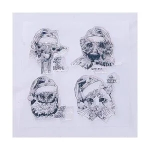 AZSG Sellos de Navidad para manualidades álbumes de_5