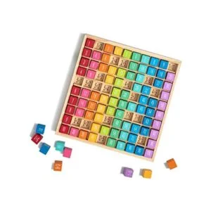 ROBUD Juego de mesa de multiplicación de madera y_1