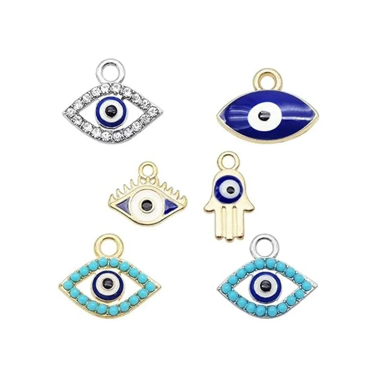 Julie Wang 30 piezas de diamantes de imitación mezclados_3