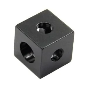Zeberoxyz 4 piezas de soporte de esquina cubo negro con_3