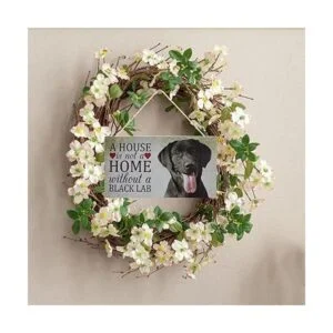 Black Lab Dog Sign A House is Not A Home Without A Black_2