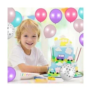 Globos de látex con diseño de pata de perro 100 unidades_5