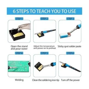 Kit de soldador de soldadura de 60 W con_4