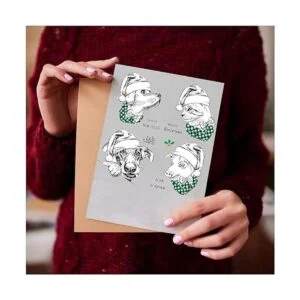 AZSG Sellos de Navidad para manualidades álbumes de_6