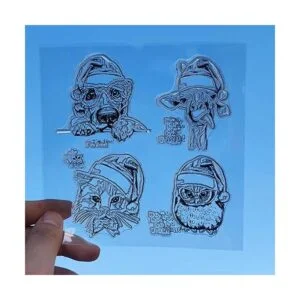 AZSG Sellos de Navidad para manualidades álbumes de_4