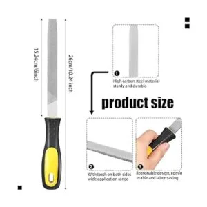 Lima plana para afilar hachas metálicas lima de hacha de_2