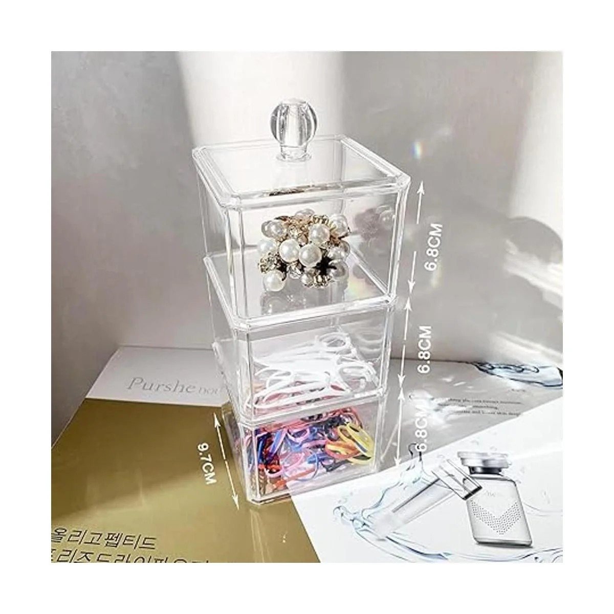 BLVRYVIO Organizador de accesorios para el cabello para_3