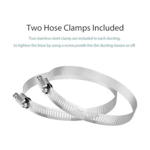YIJUHOU Manguera de ventilación de secadora de 4 pulgadas_4