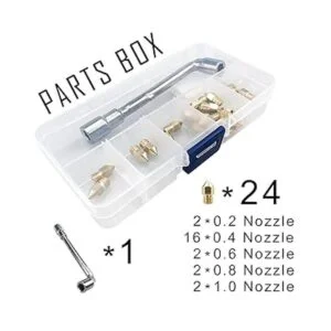 XIFOWE Boquillas MK8 24 boquillas de latón para impresora_2
