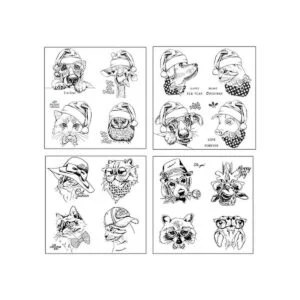 AZSG Sellos de Navidad para manualidades álbumes de_2