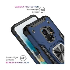 IKAZZ Funda para Samsung Galaxy S9 de doble capa suave y_3