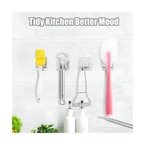 YasTant 4 ganchos autoadhesivos de pared para afeitar_5