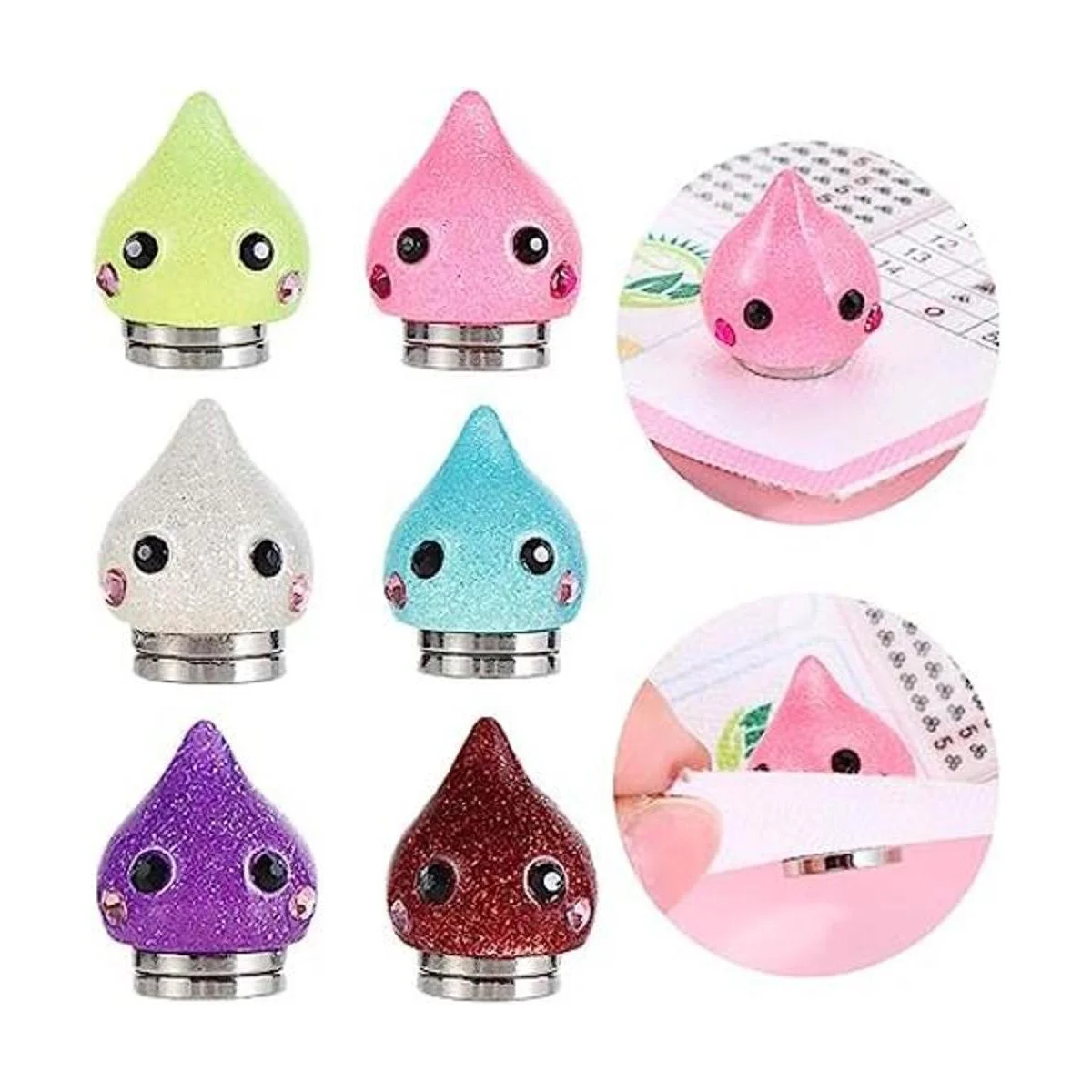 DSLONG 6 piezas de soporte de cubierta de imán de pintura_1