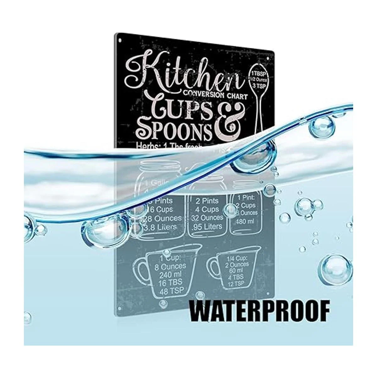 BEASTZHENG Divertida tabla de conversión de cocina de_3