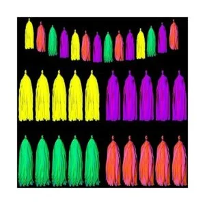 Outus Suministros de neón para fiesta incluye pancarta_6