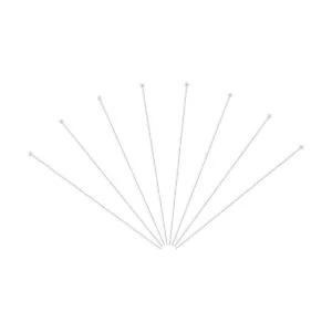 Craftdady 115 alfileres de cabeza de bola de plata de_1