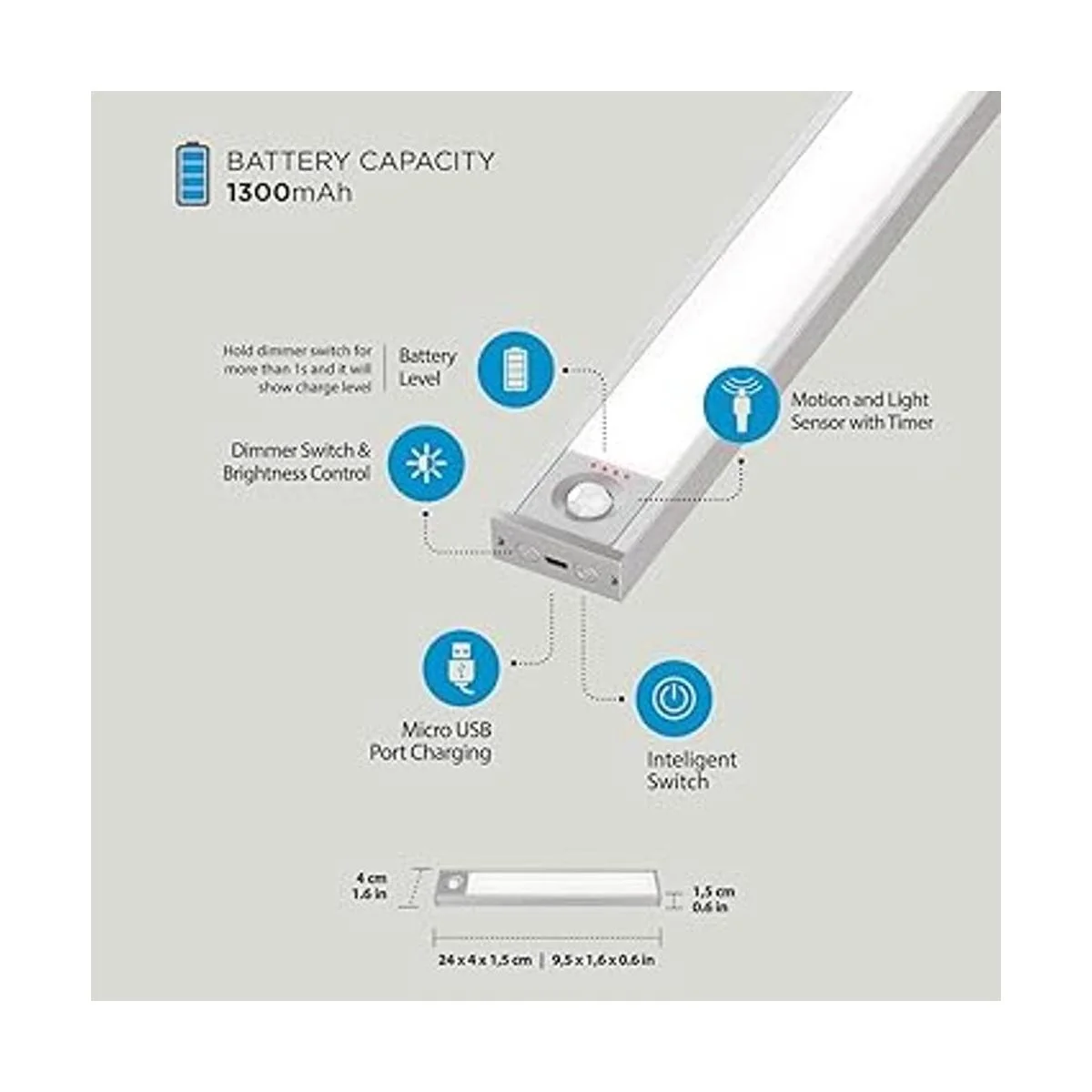 EShine Iluminación LED regulable de 10 pulgadas para_4