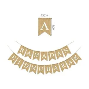 SWYOUN Arpillera Ramadan Eid Mubarak Decoración de_4