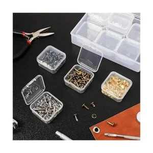 Blulu 24 recipientes pequeños de plástico para_6