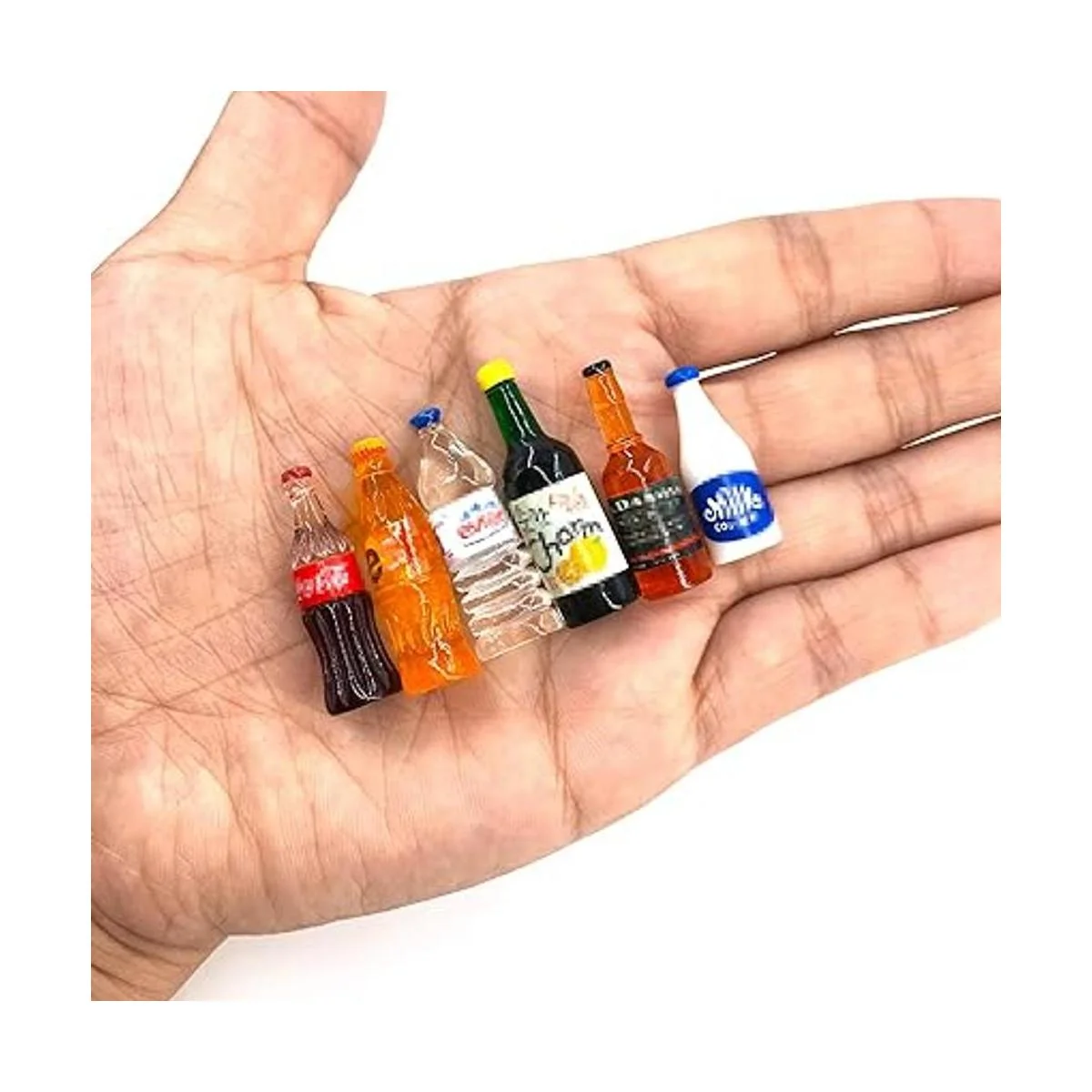 50 botellas miniatura de alimentos para bebidas latas de_2