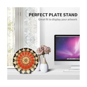 Livelab Plate Stands for Display 3 Pack 6 Inch Picture_3