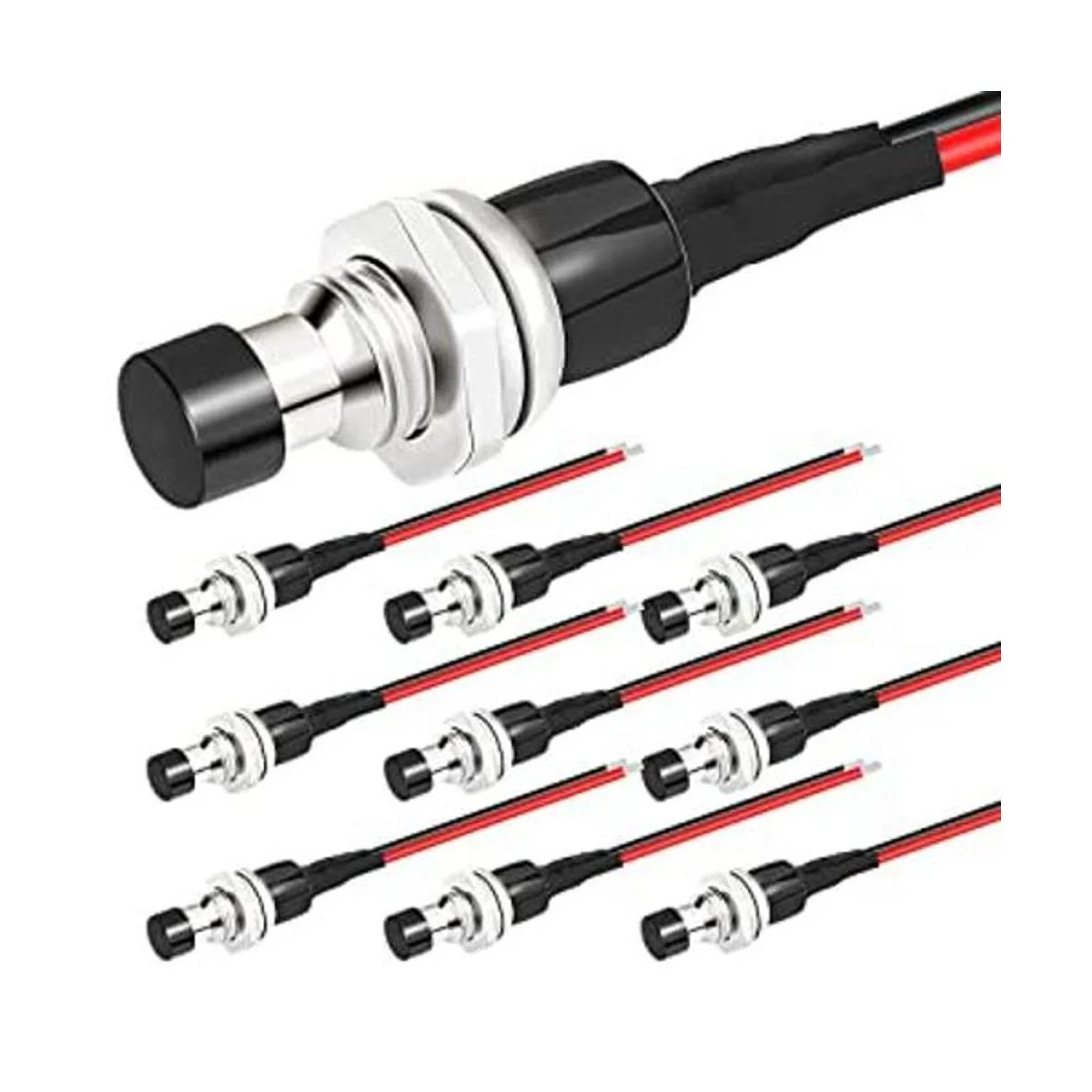 DaierTek Mini interruptor de botón momentáneo 1A 250 VCA_1