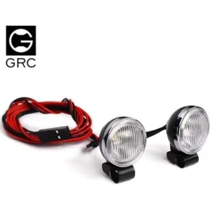 INJORA Faros delanteros LED de coche para 110 RC Crawler_2