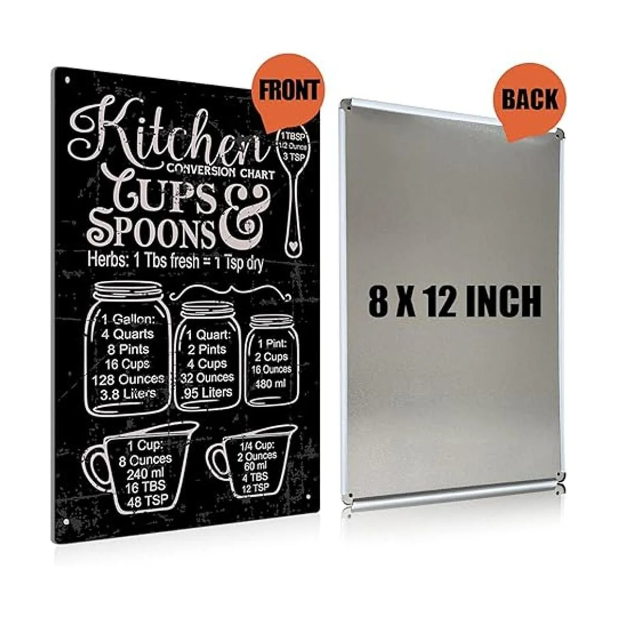 BEASTZHENG Divertida tabla de conversión de cocina de_2