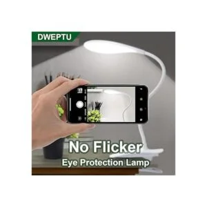 DWEPTU Lámpara de escritorio LED con abrazadera para el_5