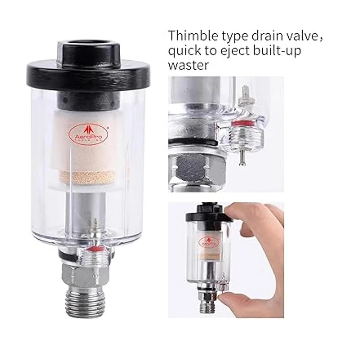 AEROPRO HERRAMIENTAS Separador de aceite de agua para_2