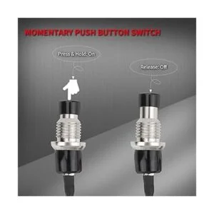 DaierTek Mini interruptor de botón momentáneo 1A 250 VCA_3