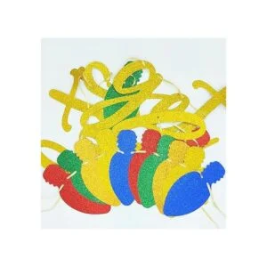 JOZON Letrero dorado con purpurina Lets Get Lit y_3