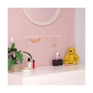 NIUBEE Organizador de soporte de joyería montado en la_6
