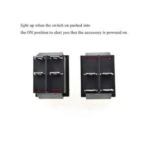 Hahiyo KCD4201N AC 250V 16A Interruptor basculante 4 pines_3