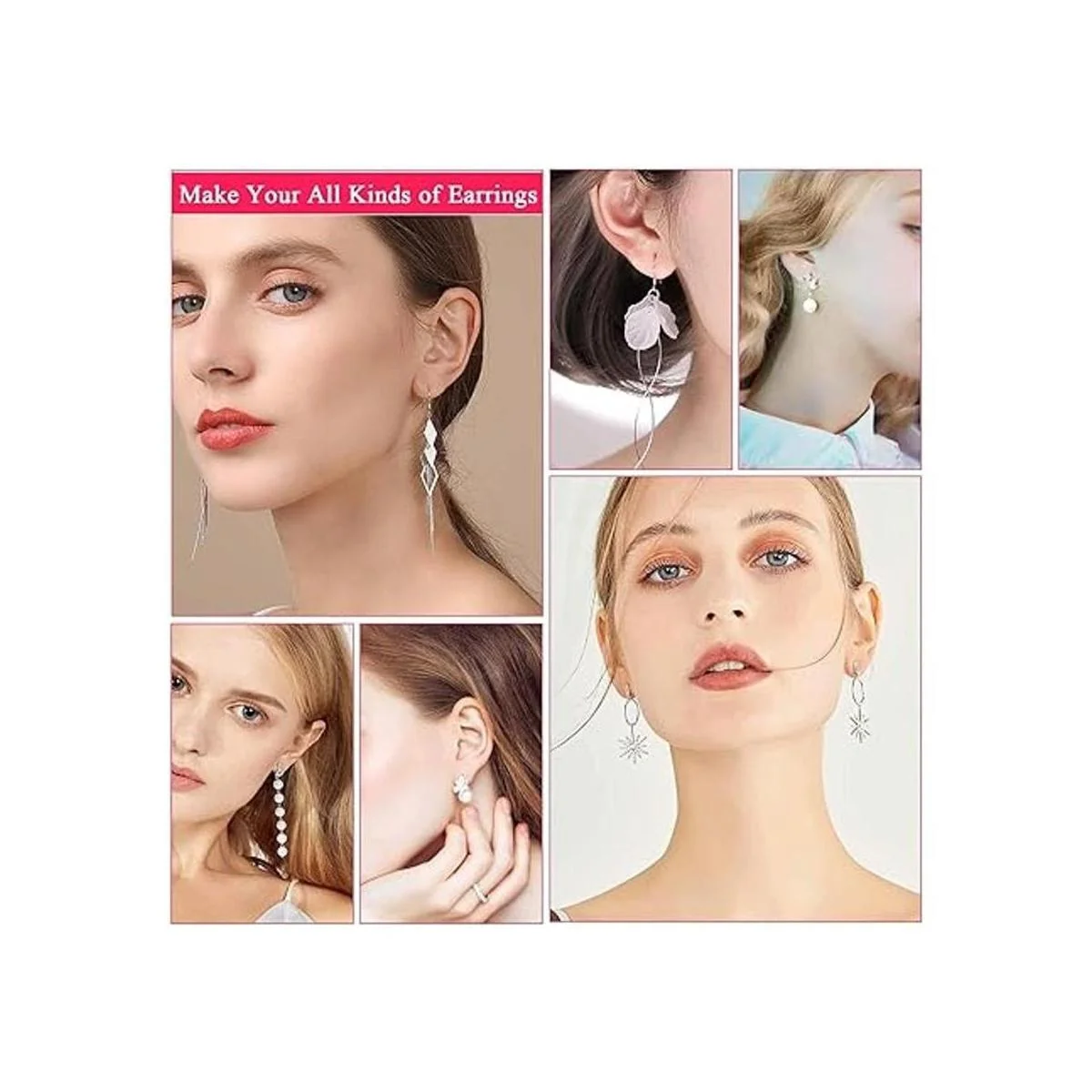 Cludoo Kit de fabricación de aretes 2393 ganchos_4