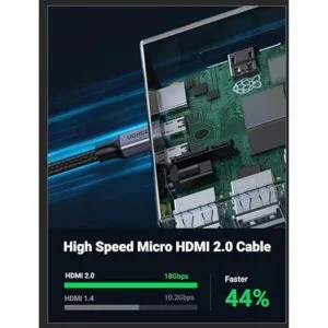 UGREEN Cable micro HDMI a HDMI 4K 60Hz de 3.3 pies_3