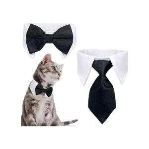 Casidoxi Collar de esmoquin para perro gato corbatín de_1