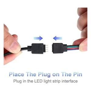 6 piezas de cable de extensión RGB de 4 pines cable de_5