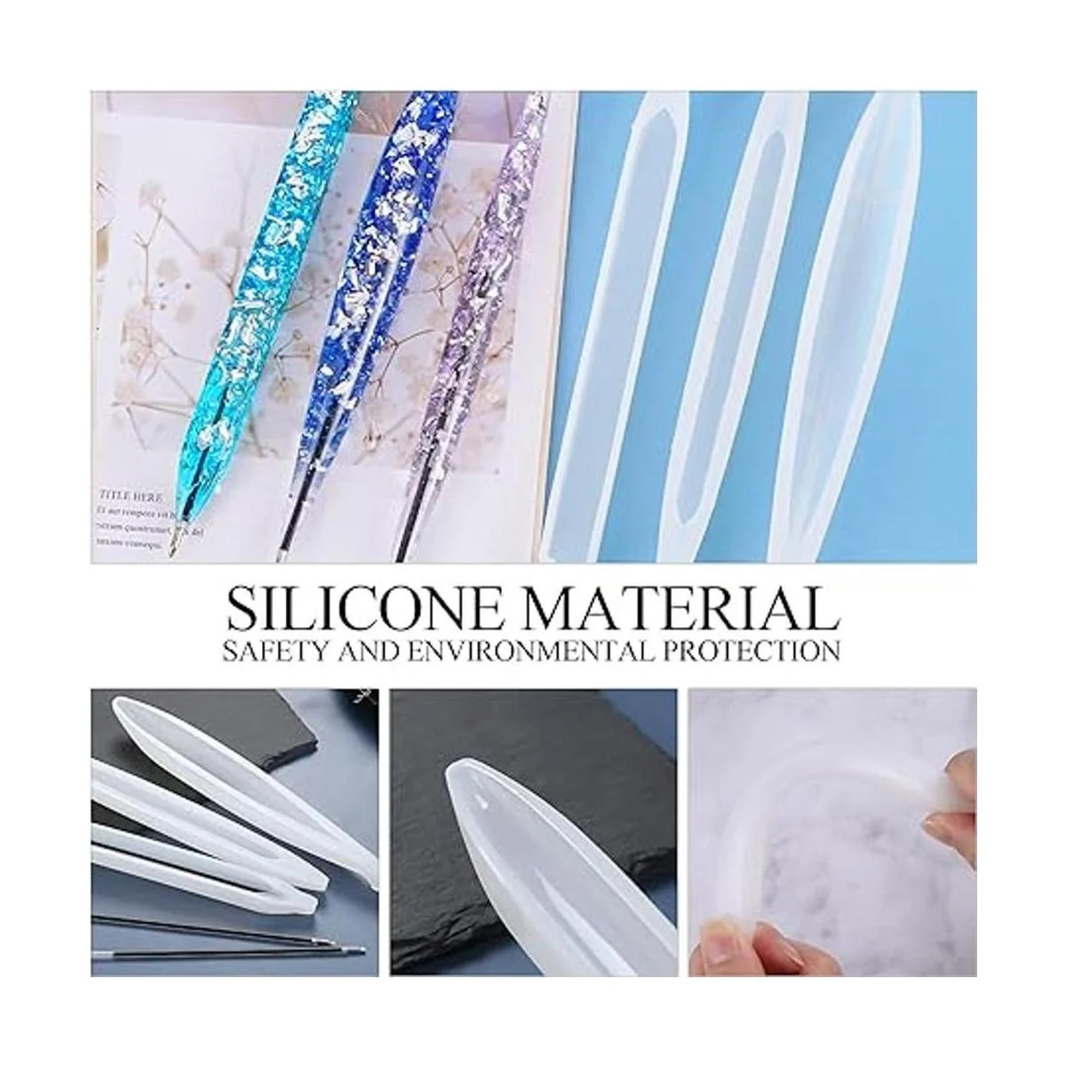 9 moldes de resina para bolígrafos moldes de resina epoxi_4