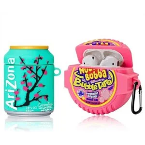 Paquete de 2 Linda funda para Airpod 21 3D de dibujos_1