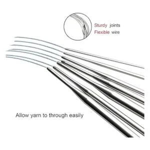Weabetfu Aguja de punto circular de bambú 40 pulgadas de_5
