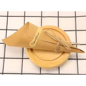 50 unidades de papel de cono de color original diseño_5