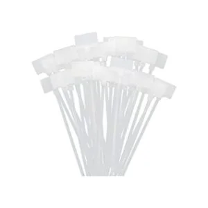 ITROLLE Nylon Marcador Cable Bridas 300 unids Blanco_1
