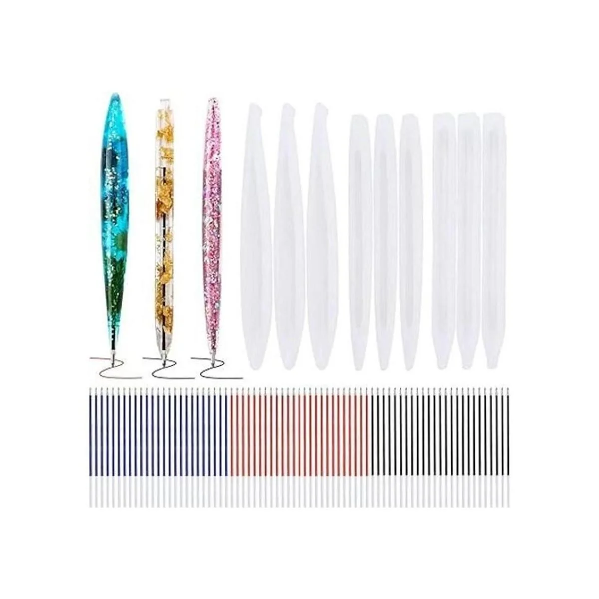 9 moldes de resina para bolígrafos moldes de resina epoxi_1